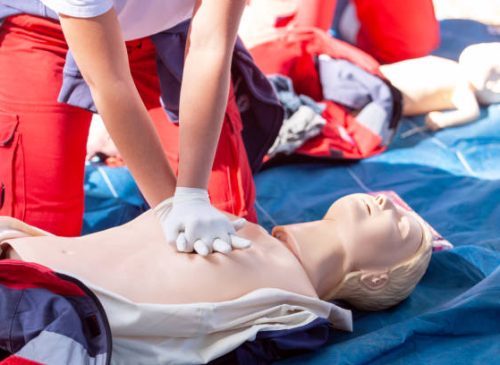 First aid and Cardiopulmonary resuscitation - CPR training